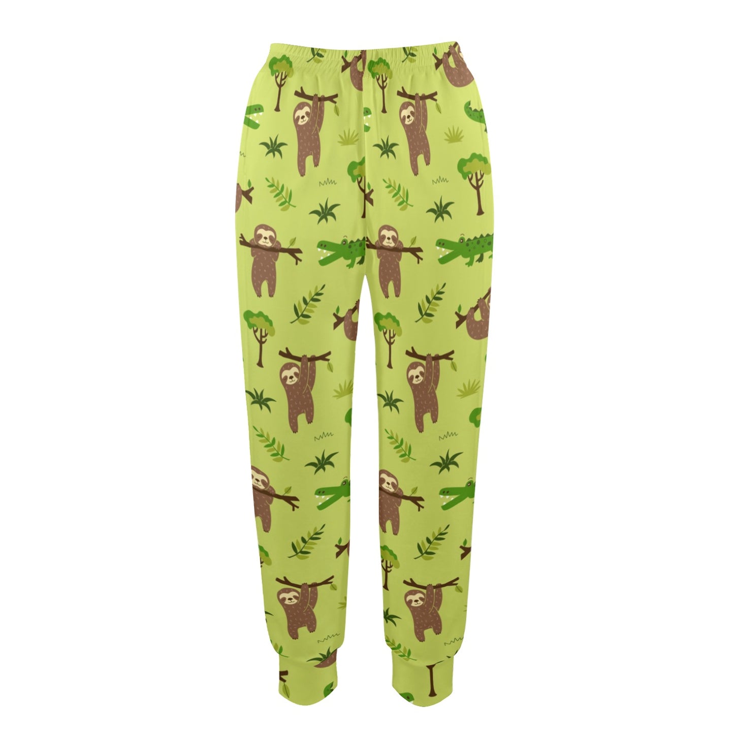 Alligator Pattern Print Design 04 Women's Casual Track Pants