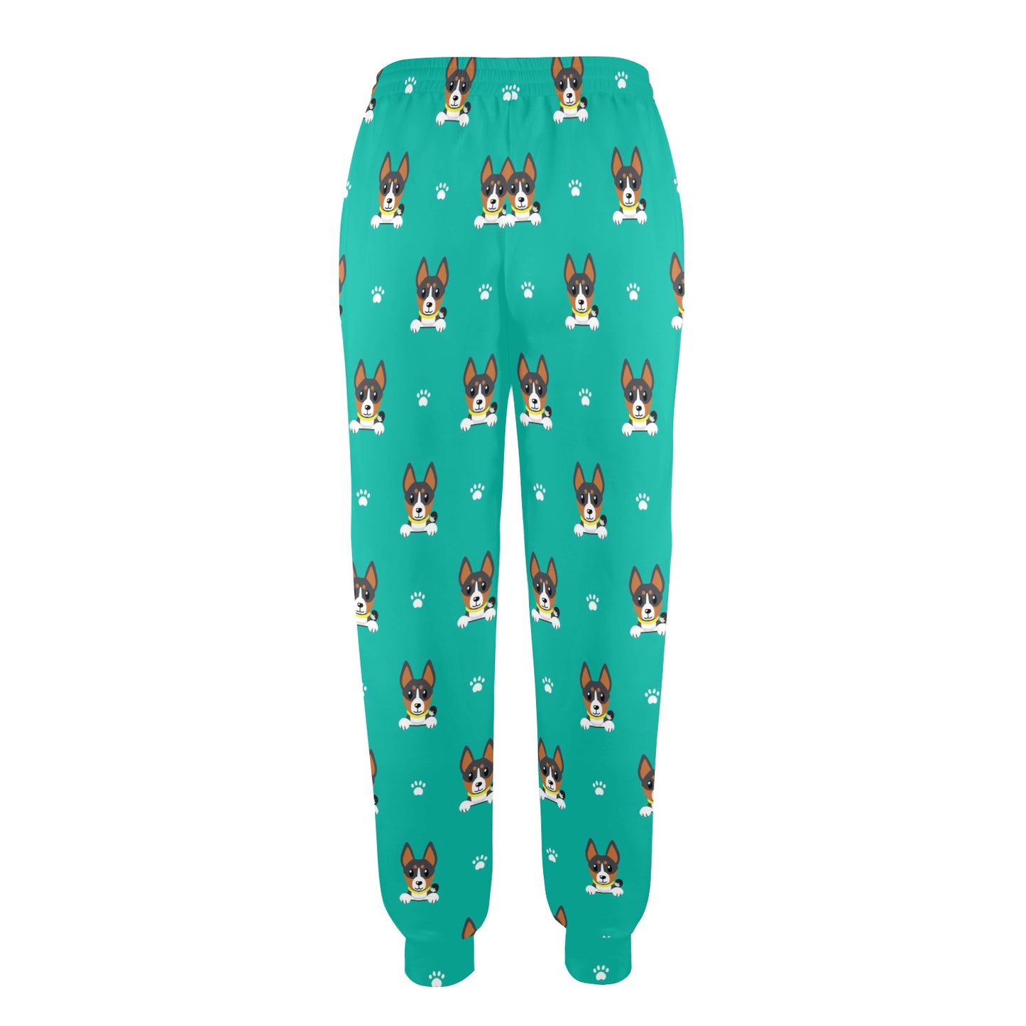 Basenji Pattern Print Design 03 Women's Casual Track Pants