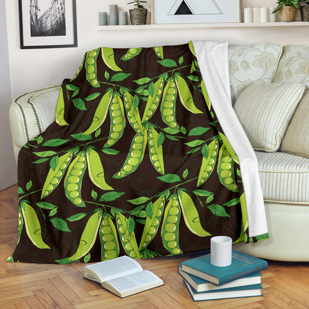Peas Pattern Print Design A03 Premium Blanket