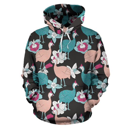 Guinea Fowl Pattern Print Design 03 Pullover Hoodie