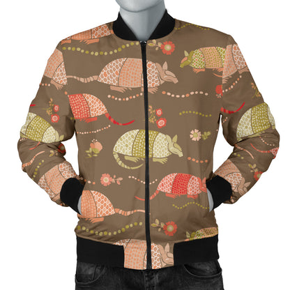 Armadillo Pattern Print Design 04 Men Bomber Jacket