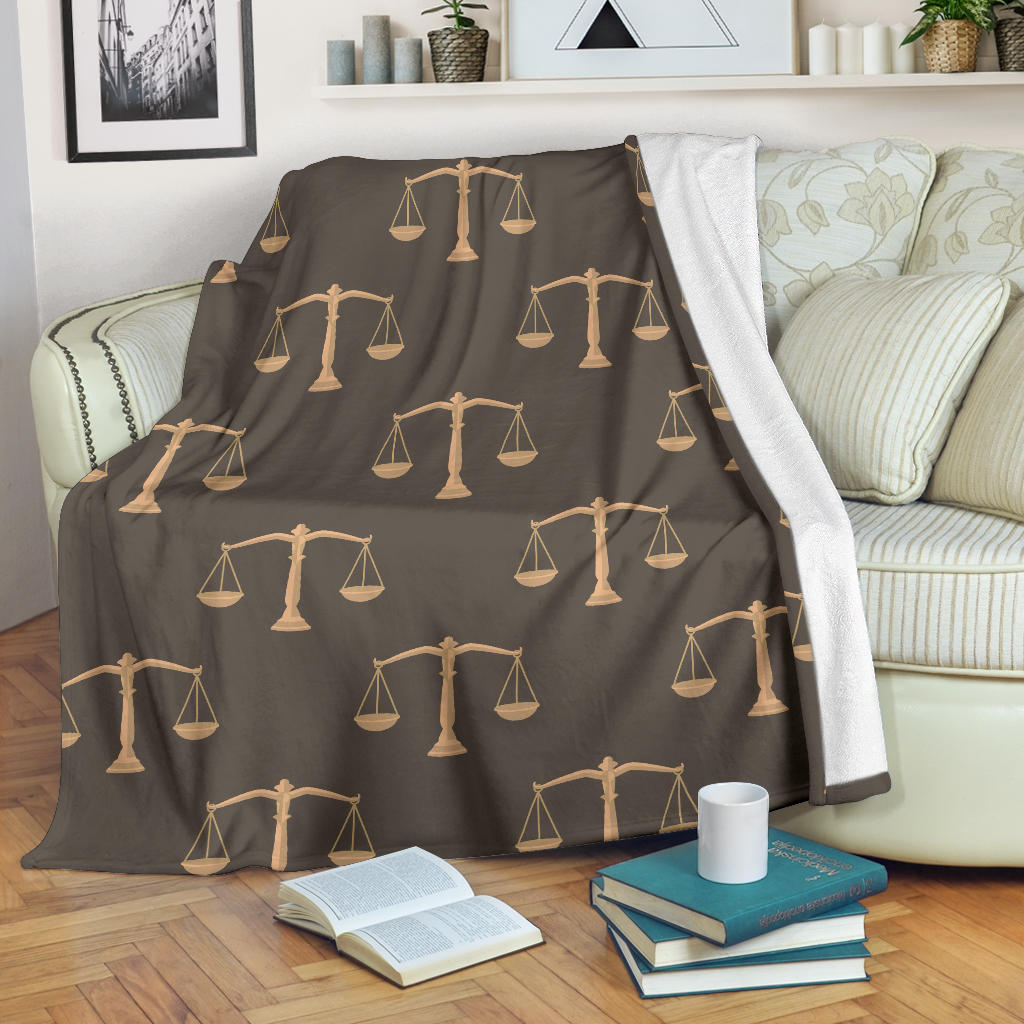 Libra Pattern Print Design 01 Premium Blanket