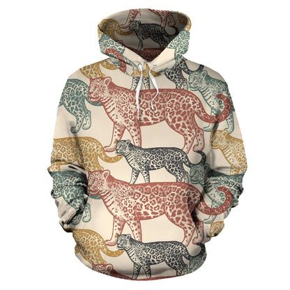 Jaguar Pattern Print Design 01 Pullover Hoodie