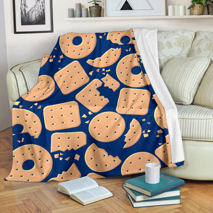 Cracker Pattern Print Design 03 Premium Blanket