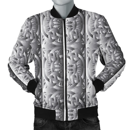 Celtic Pattern Print Design 03 Men Bomber Jacket