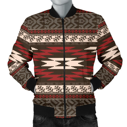 Native Pattern Print Design A03 Men Bomber Jacket