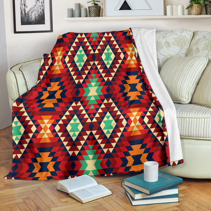 Native Pattern Print Design A07 Premium Blanket
