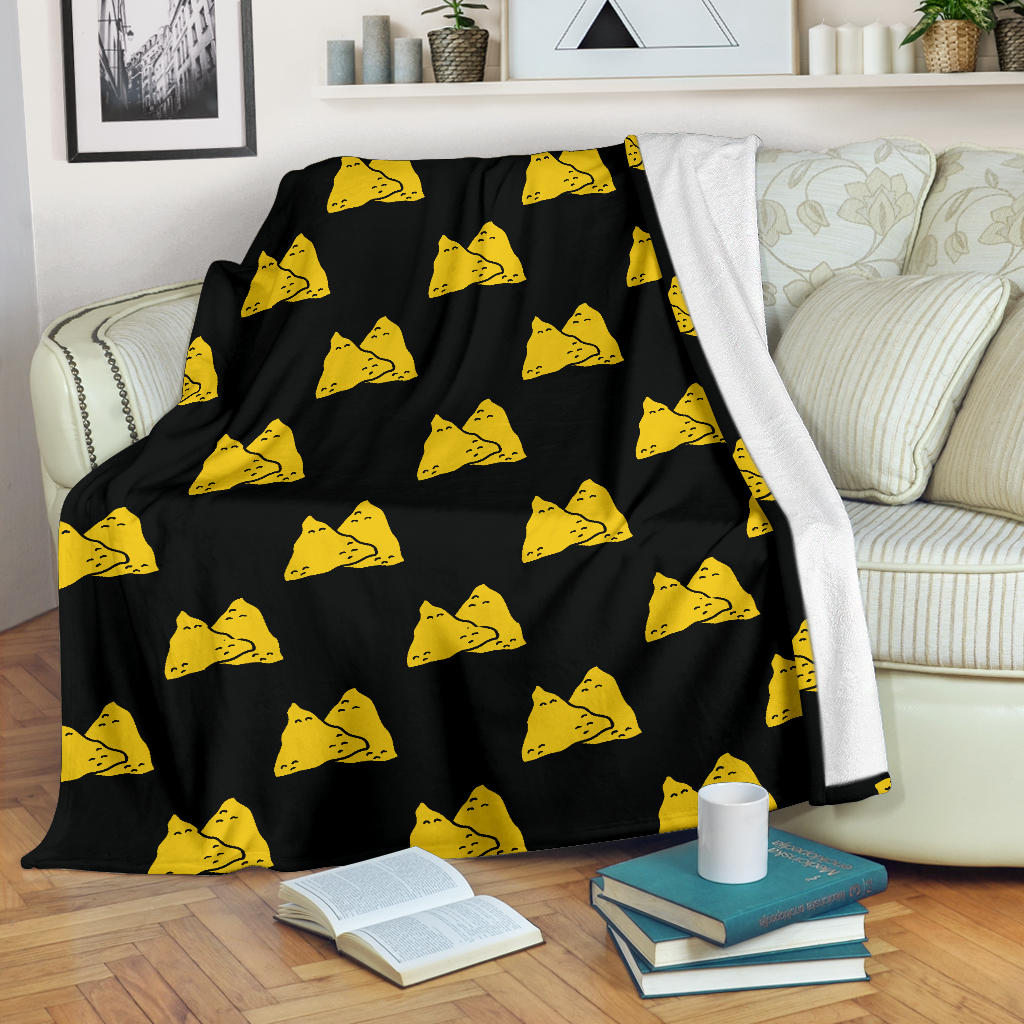 Nachos Pattern Print Design A02 Premium Blanket