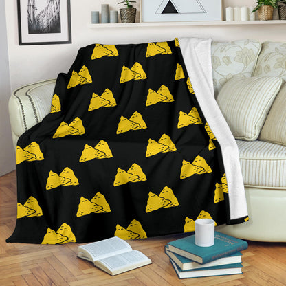 Nachos Pattern Print Design A02 Premium Blanket