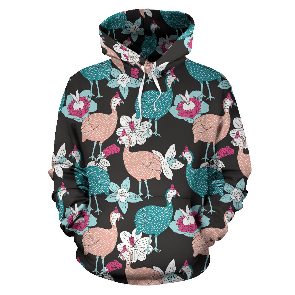 Guinea Fowl Pattern Print Design 03 Pullover Hoodie