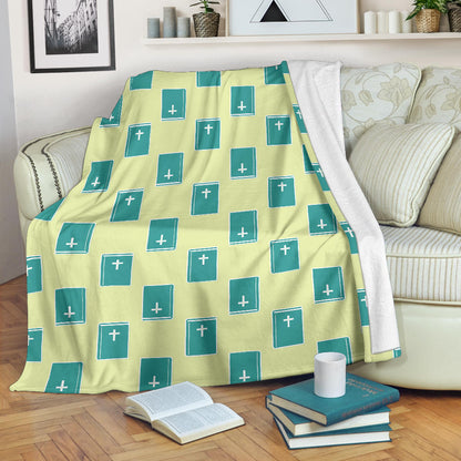 Bible Pattern Print Design 04 Premium Blanket