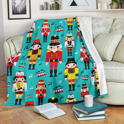 Nutcracker Pattern Print Design A03 Premium Blanket