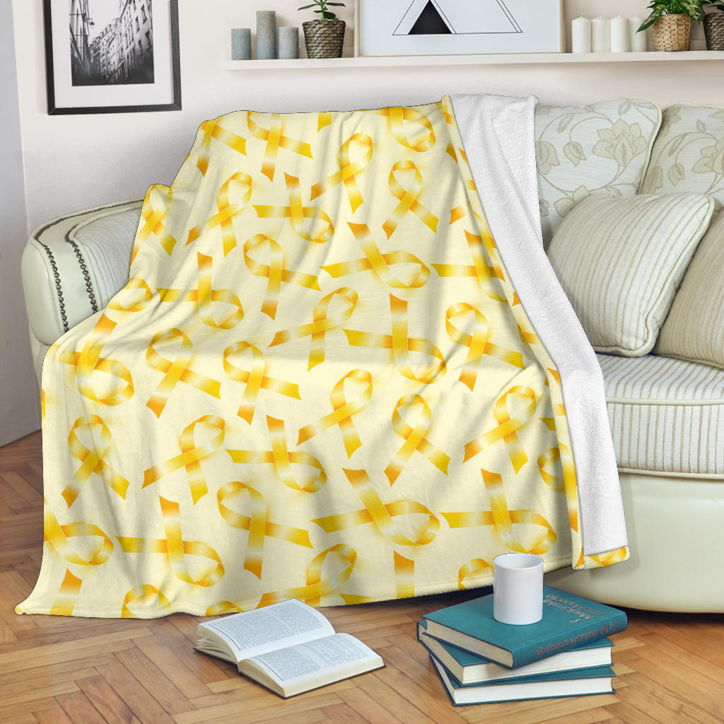 Bone cancer Pattern Print Design 01 Premium Blanket
