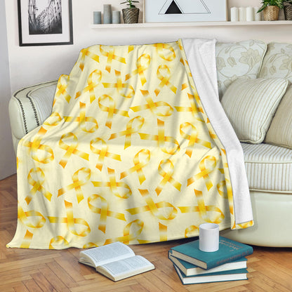 Bone cancer Pattern Print Design 01 Premium Blanket