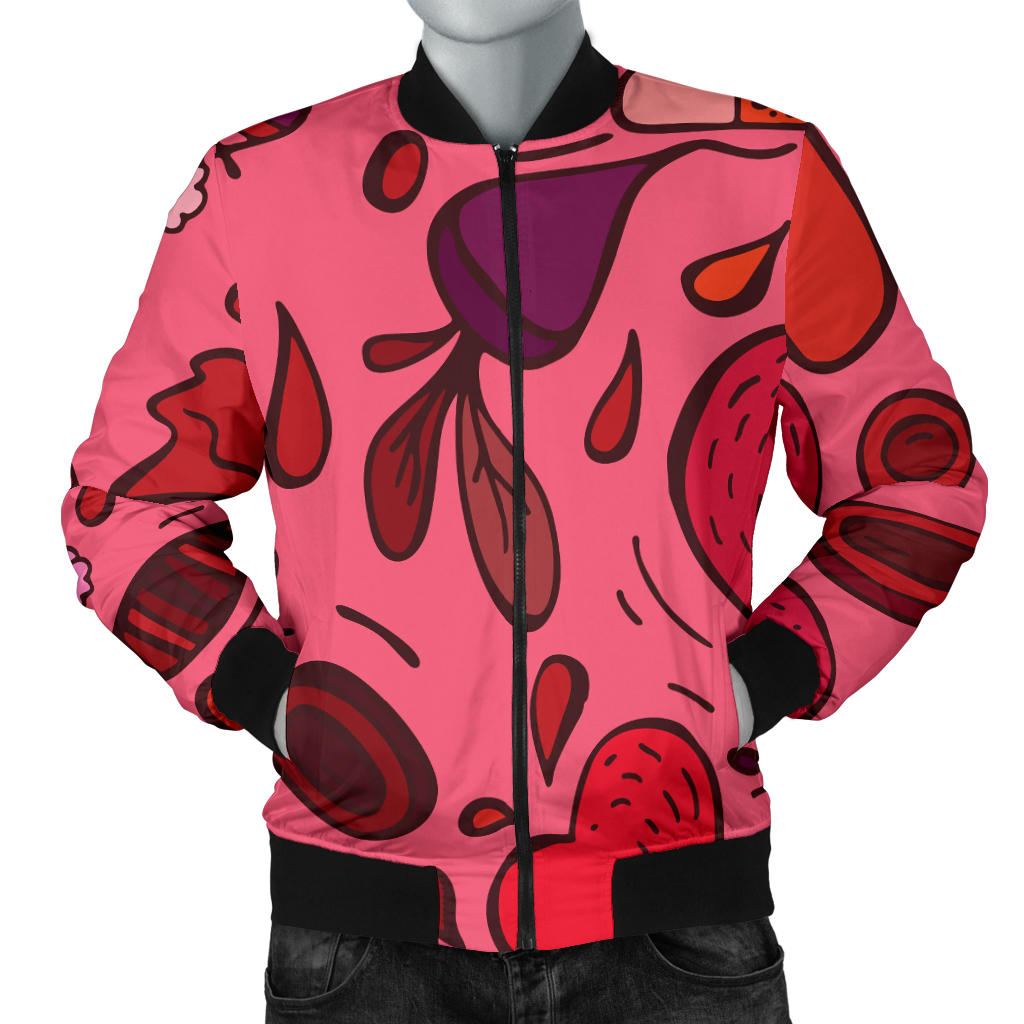 Phlebotomist Pattern Print Design A01 Men Bomber Jacket