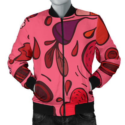 Phlebotomist Pattern Print Design A01 Men Bomber Jacket