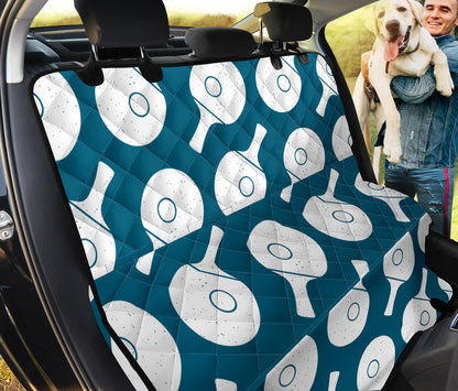 Ping Pong Pattern Print Design A02 Rear Dog Car Seat Cover Hammock