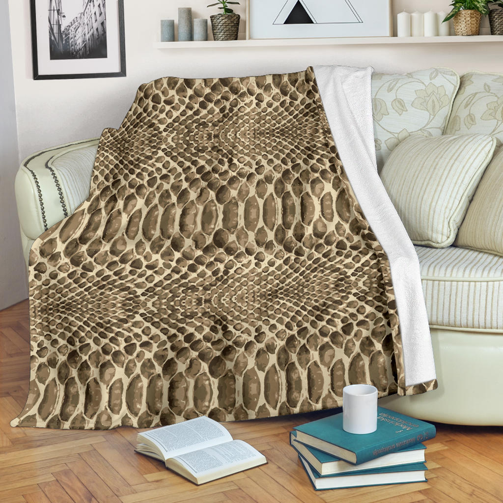 Python Pattern Print Design A02 Premium Blanket