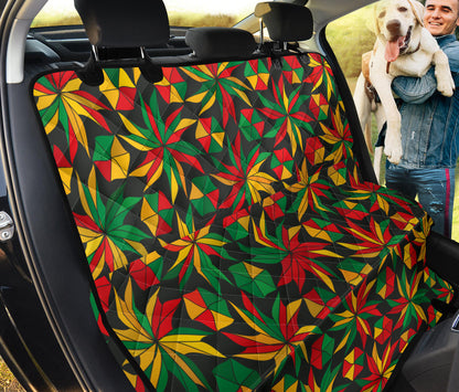 Rastafarian Pattern Print Design A03 Rear Dog Car Seat Cover Hammock