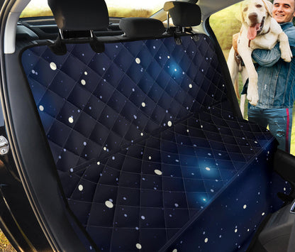 Night sky Pattern Print Design A02 Rear Dog Car Seat Cover Hammock
