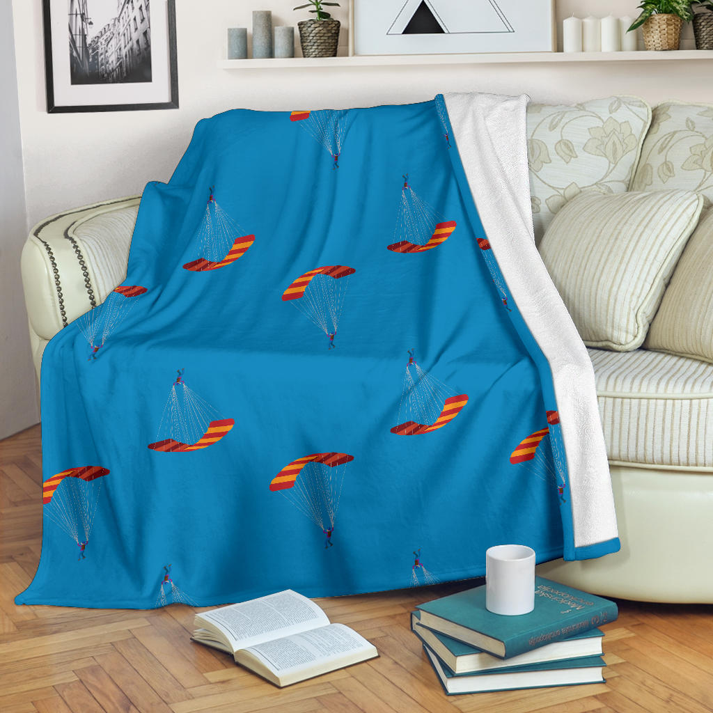 Paratrooper Pattern Print Design A01 Premium Blanket