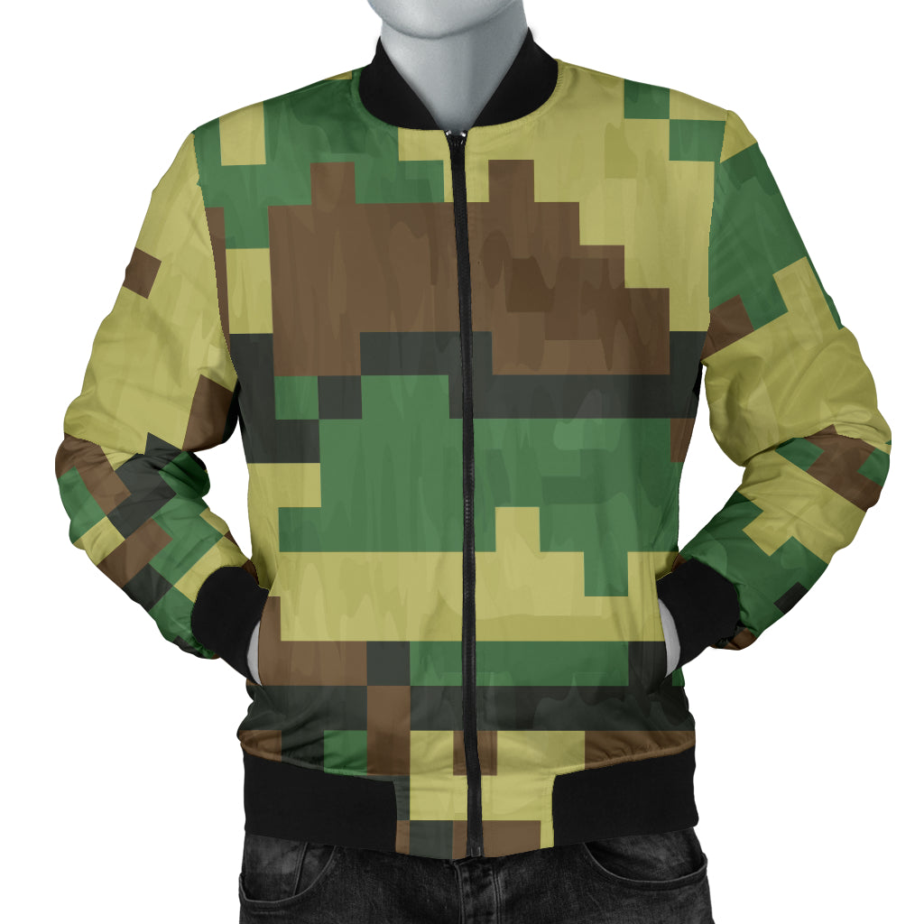 ACU Army Digital Pattern Print Design 02 Men Bomber Jacket