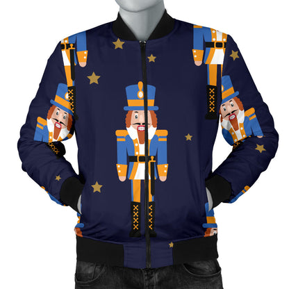 Nutcracker Pattern Print Design A04 Men Bomber Jacket