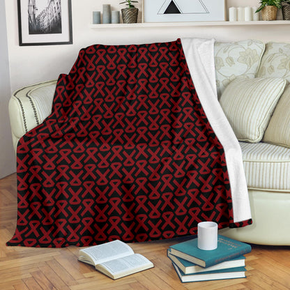 Multiple myeloma Pattern Print Design A01 Premium Blanket
