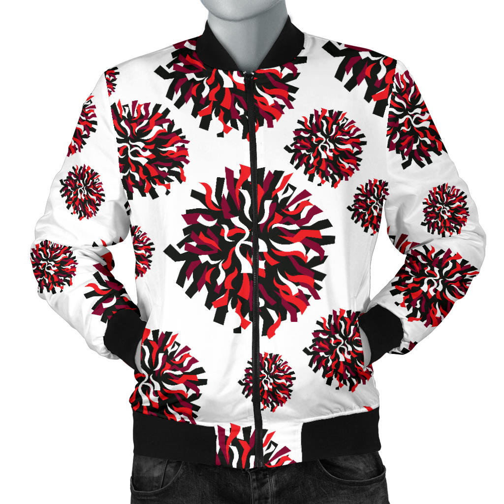 Cheerleader Pattern Print Design 01 Men Bomber Jacket