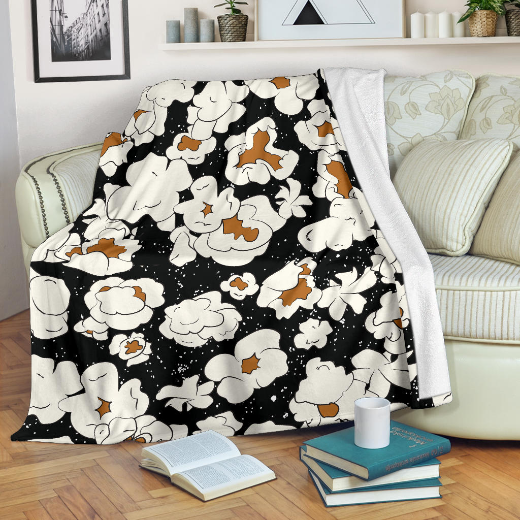 Popcorn Pattern Print Design A02 Premium Blanket