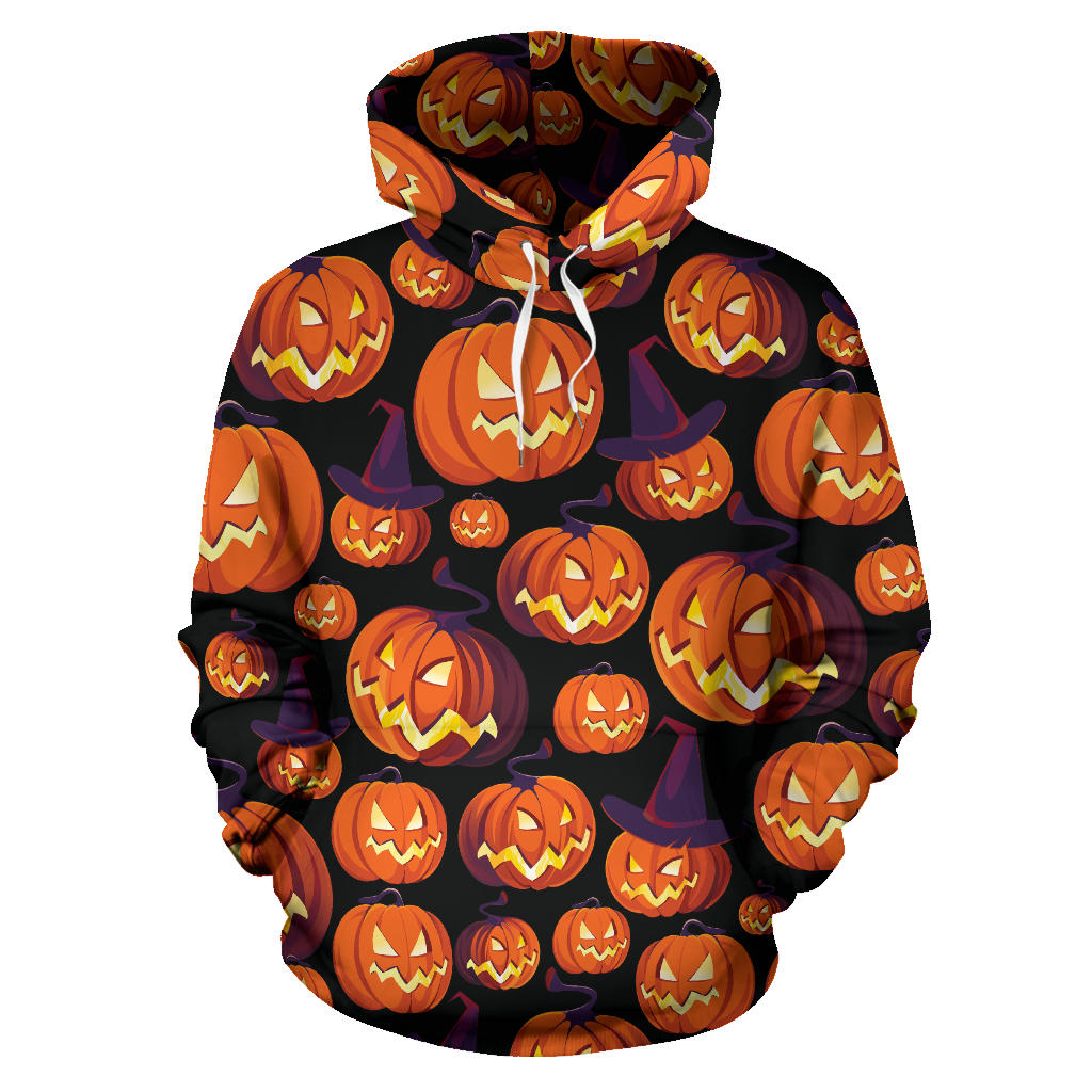 Halloween Pattern Print Design 04 Pullover Hoodie