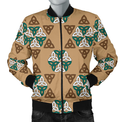 Celtic Pattern Print Design 08 Men Bomber Jacket