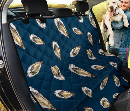 Oyster Pattern Print Design 03 Rear Dog Car Seat Cover Hammock