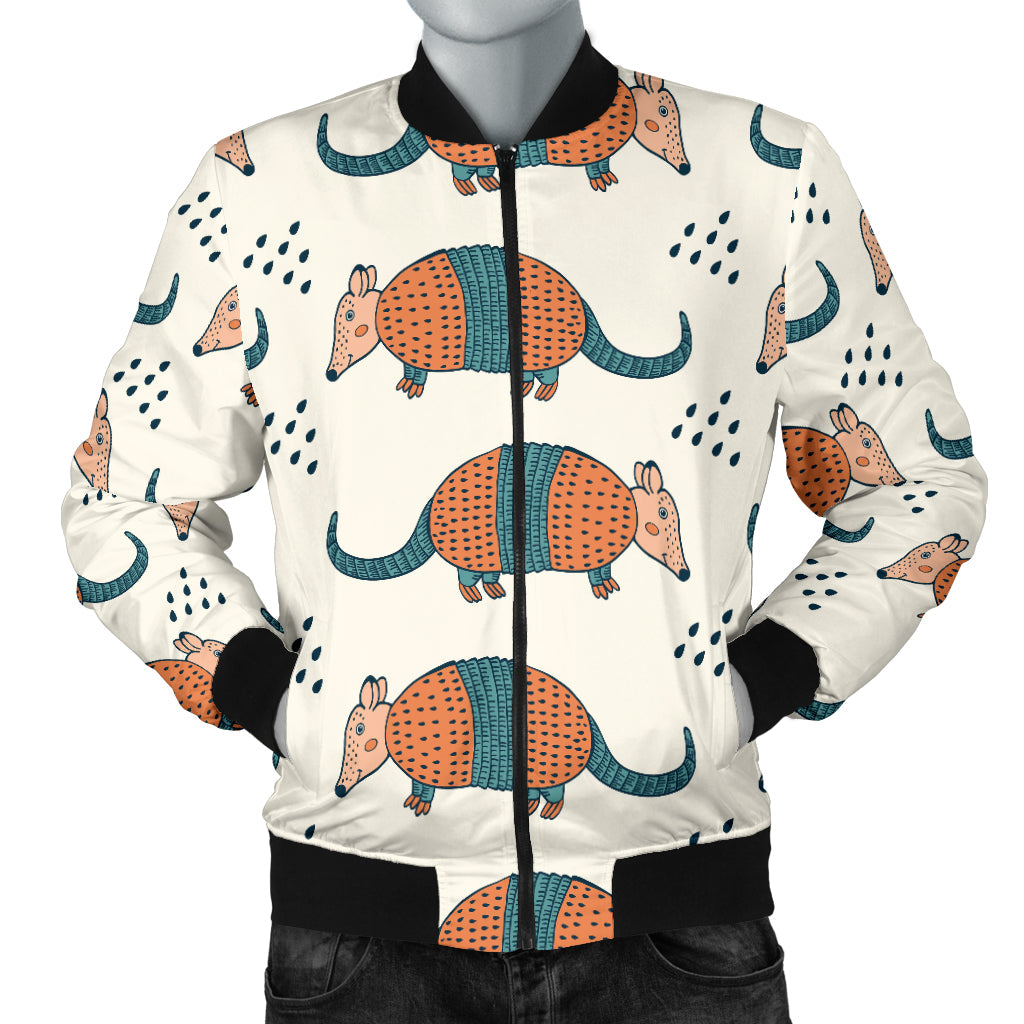 Armadillo Pattern Print Design 01 Men Bomber Jacket