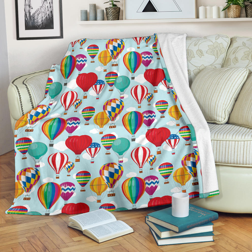Ballon Pattern Print Design 07 Premium Blanket