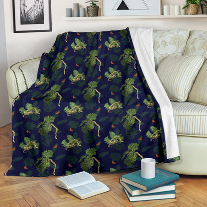 Boa Pattern Print Design 02 Premium Blanket
