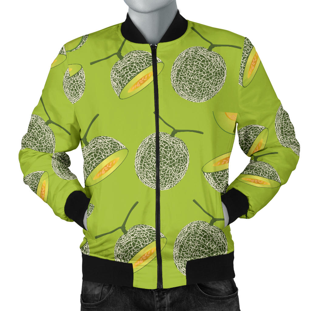 Cantaloupe Pattern Print Design 03 Men Bomber Jacket