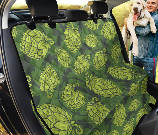 Hope Pattern Print Design 02 Rear Dog Car Seat Cover Hammock