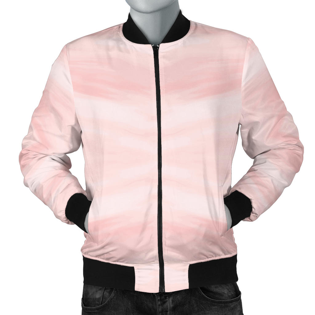 Marble Pattern Print Design 03 Men Bomber Jacket