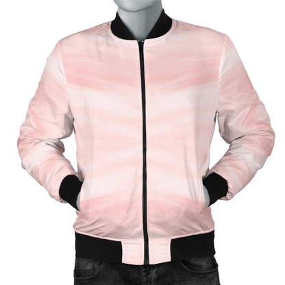 Marble Pattern Print Design 03 Men Bomber Jacket