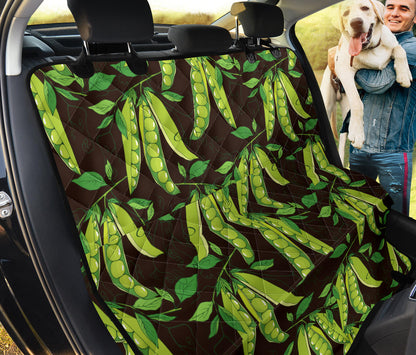 Peas Pattern Print Design A03 Rear Dog Car Seat Cover Hammock
