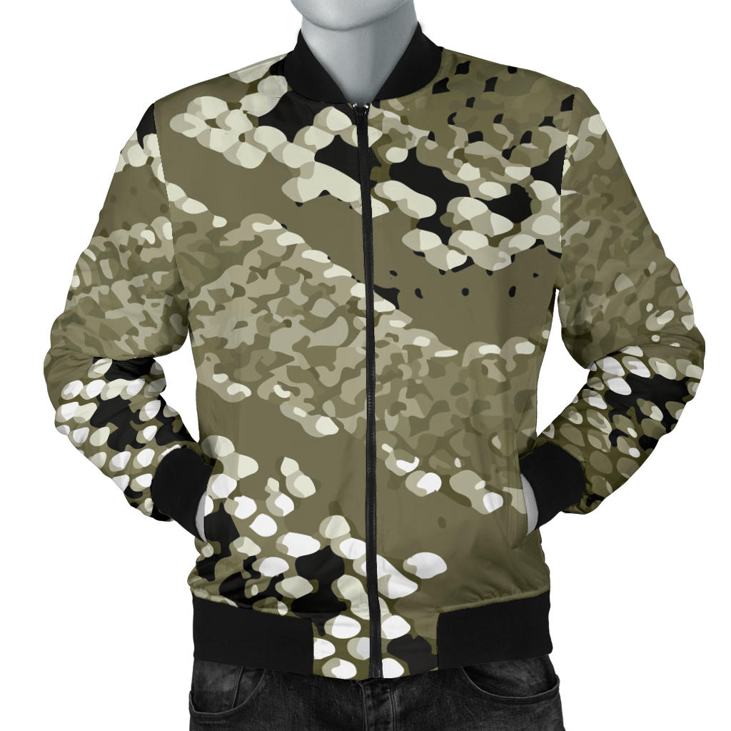 Python Pattern Print Design A04 Men Bomber Jacket