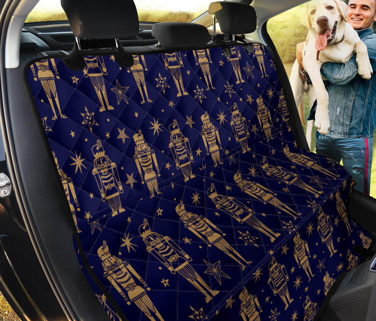 Nutcracker Pattern Print Design A05 Rear Dog Car Seat Cover Hammock