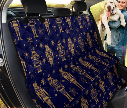 Nutcracker Pattern Print Design A05 Rear Dog Car Seat Cover Hammock