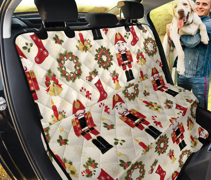 Nutcracker Pattern Print Design A01 Rear Dog Car Seat Cover Hammock