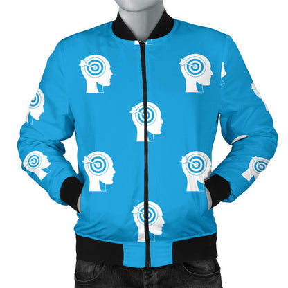 Psychology Pattern Print Design A03 Men Bomber Jacket