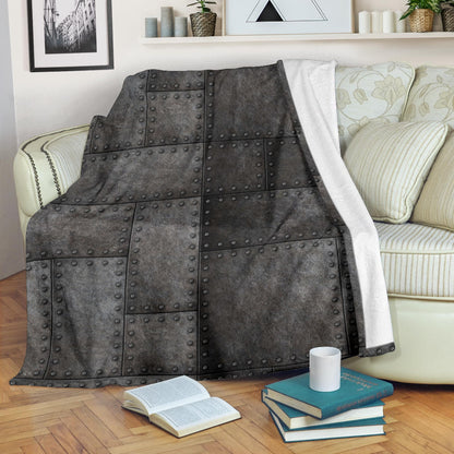 Armor Pattern Print Design 02 Premium Blanket