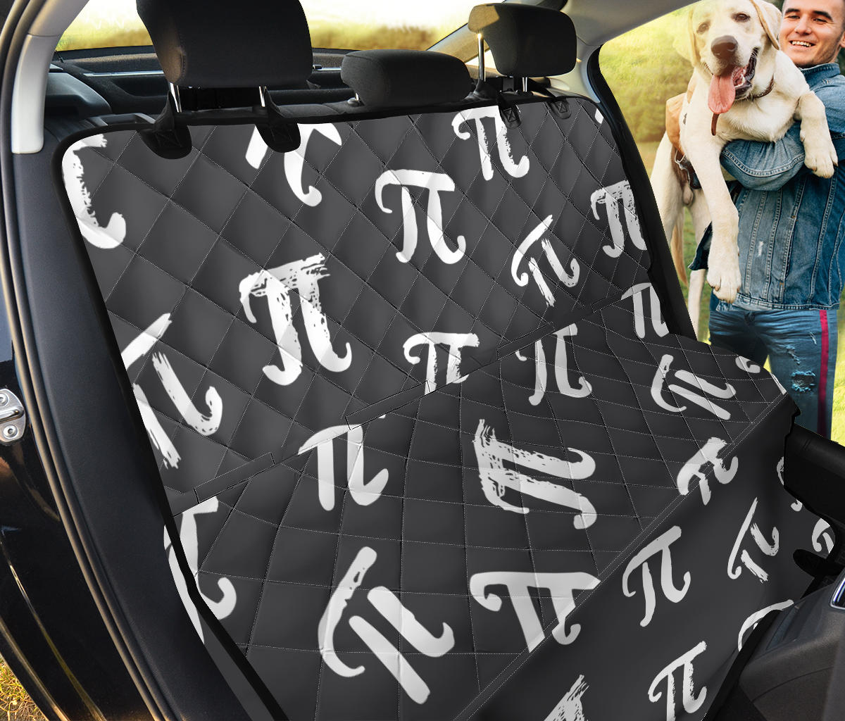 Pi Day Pattern Print Design A02 Rear Dog Car Seat Cover Hammock