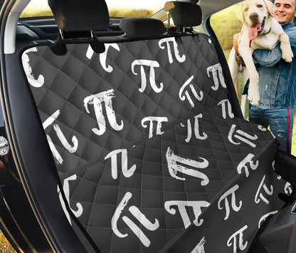 Pi Day Pattern Print Design A02 Rear Dog Car Seat Cover Hammock