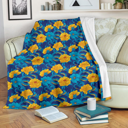 Boa Pattern Print Design 01 Premium Blanket